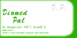 diomed pal business card